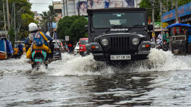 केरल में बारिश को लेकर रेड अलर्ट जारी