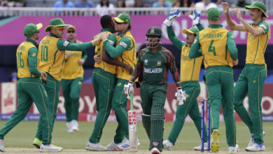 दक्षिण अफ्रीका ने बांग्‍लादेश को 4 रन से हराया