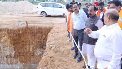 उप मुख्यमंत्री अरुण साव ने मल्टी-विलेज जलप्रदाय योजना और सड़क निर्माण कार्यों का किया निरीक्षण