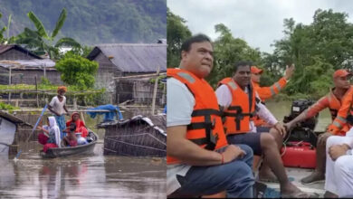 मुख्यमंत्री हिमंत बिस्वा सरमा ने बाढ़ प्रभावित इलाकों का लिया जायजा