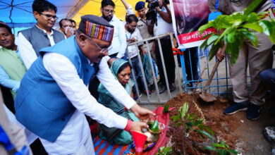एक पेड़ मां के नाम : माँ के सम्मान में रुद्राक्ष का पौधा रोपा मुख्यमंत्री ने