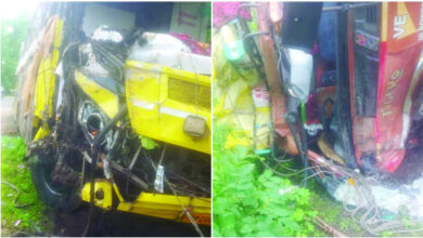 जबलपुर से इंदौर के लिए निकली बस ट्रक से टकराई, दो यात्रियों की मौत