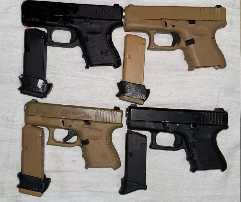 पंजाब पुलिस को मिली बड़ी सफलता, संदिग्धों के पास से 4 ग्लॉक-26 पिस्तौल बरामद