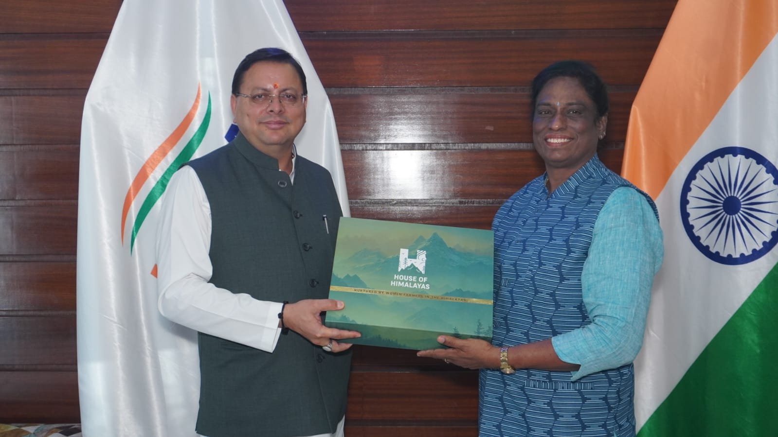 मुख्यमंत्री ने ओलम्पिक संघ की अध्यक्ष पीटी उषा से की भेंट, 38वें राष्ट्रीय खेल 28 जनवरी से उत्तराखंड में