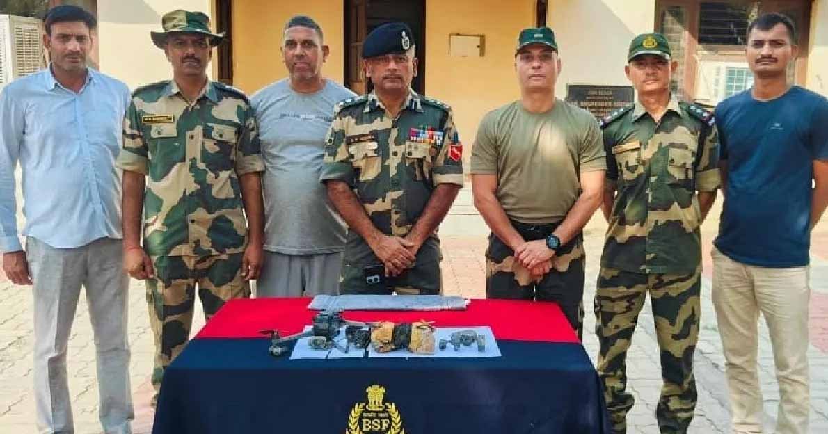 बॉर्डर पर नहीं थम रही पाक की नापाक हरकत, सीमा पार से भेज रहा ड्रोन, ड्रग्स और हथियार