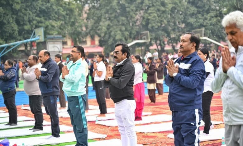 ऊर्जा का उद्गम और युवा ऊर्जा का प्रवाह है सूर्य नमस्कार : मंत्री राकेश सिंह