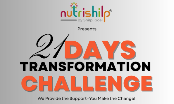 अब बदलाव का समय! 21-Day Transformation Challenge में भाग लें और अपनी फिटनेस को नया रूप दें!